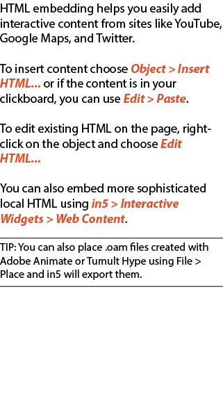 HTML embedding helps you easily add interactive content from sites like YouTube, Google Maps, and Twitter. To insert ...